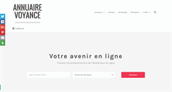 Desktop Screenshot of annuaire-voyance.com
