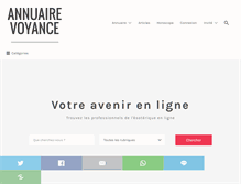 Tablet Screenshot of annuaire-voyance.com