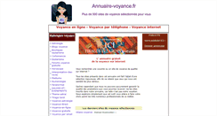 Desktop Screenshot of annuaire-voyance.fr